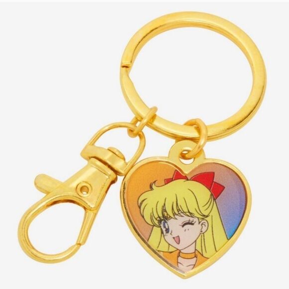 Toei Animation Accessories - Sailor Moon Sailor Venus Heart Charm Keychain